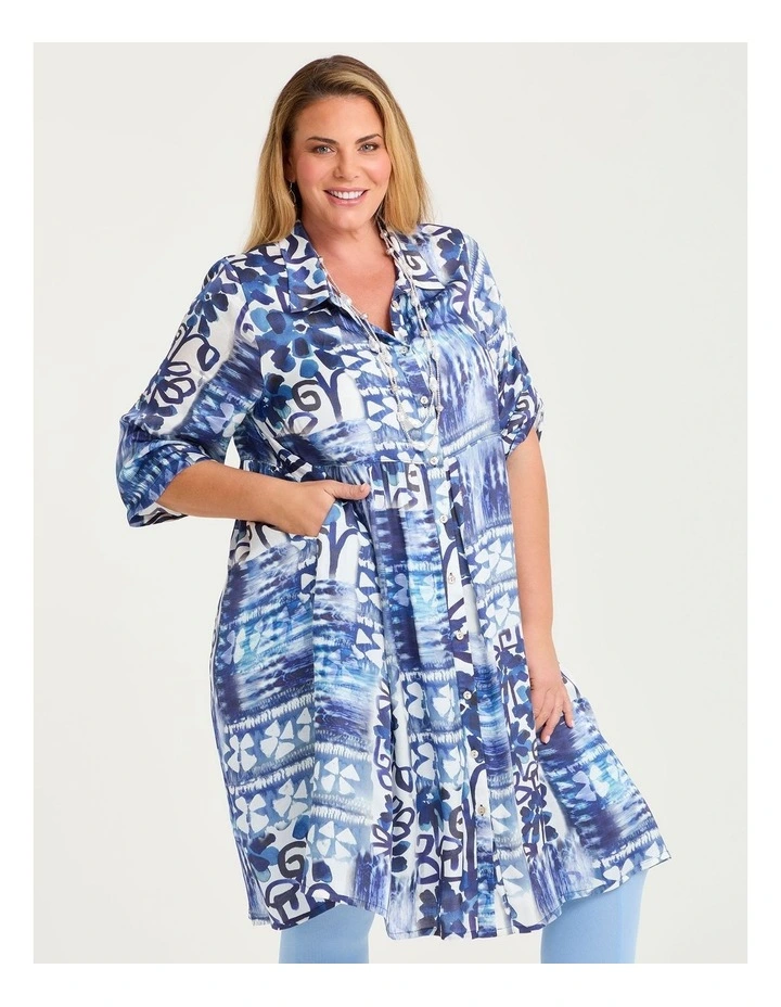 Colomba Cruise Shirt Dress Print image 2