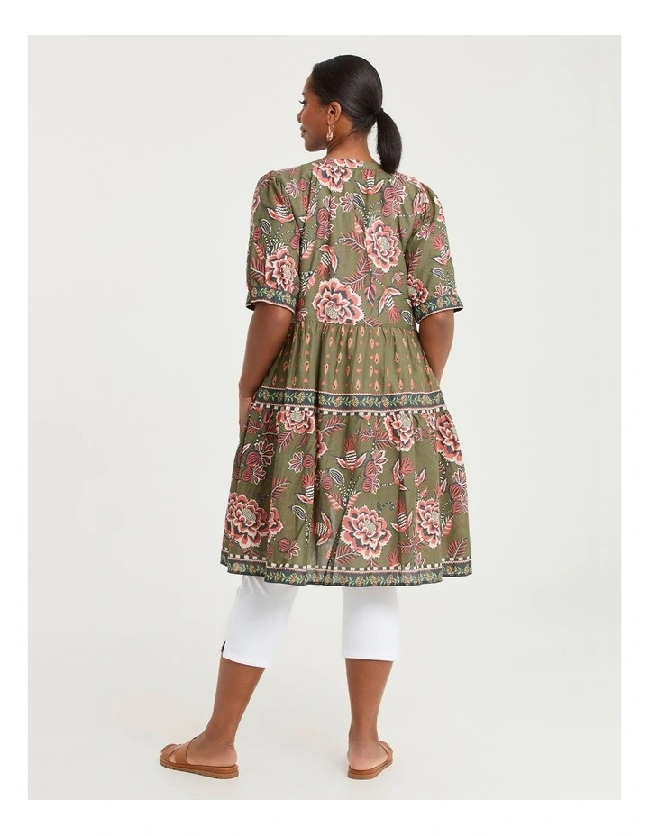 Cotton Desert Canyon Tiered Dress Print image 2