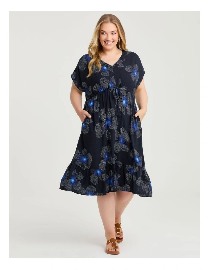 Robyn Poppy Print Tie Dress Print image 1