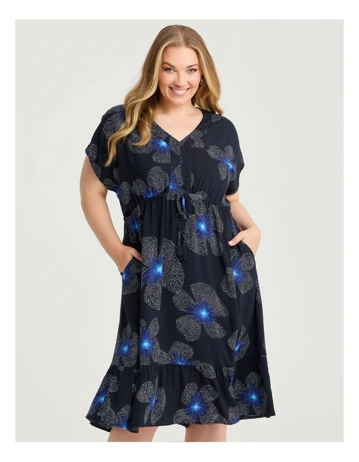 Robyn Poppy Print Tie Dress Print image 3