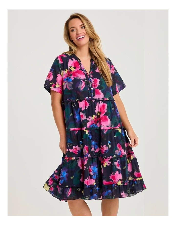 Cotton Bloomfield Frill Dress Print image 3