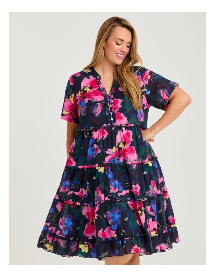 Cotton Bloomfield Frill Dress Print image 4