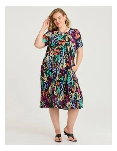 Cotton Gauze Favourite Dress Multi Brights