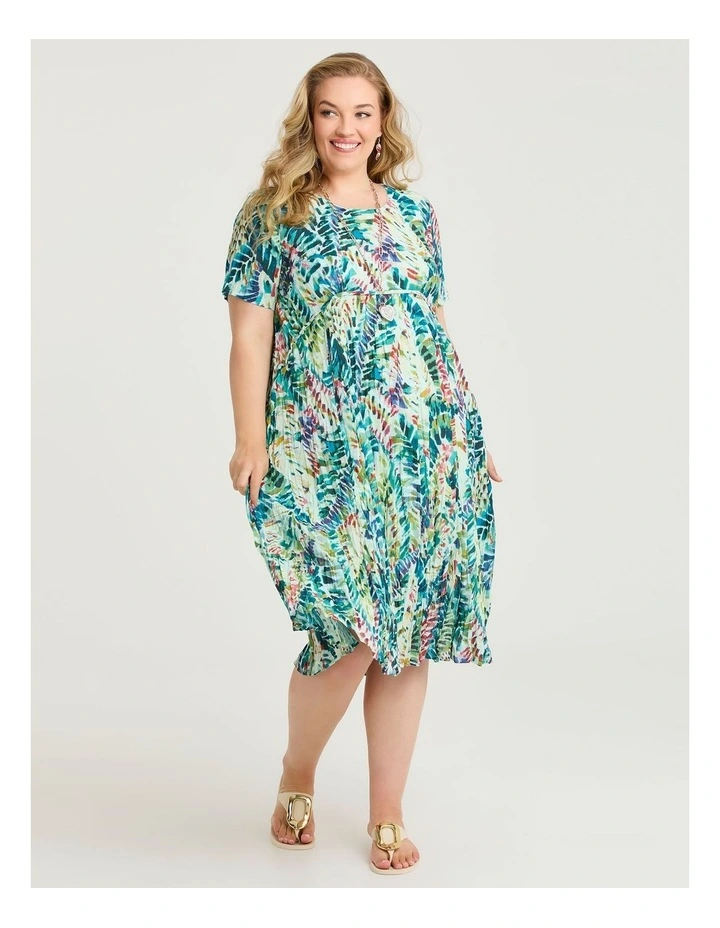 Cotton Gauze Favourite Dress Fern Garden image 1