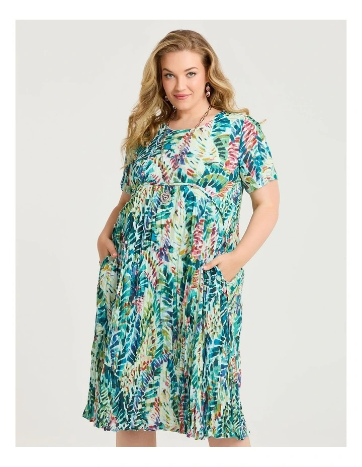 Cotton Gauze Favourite Dress Fern Garden image 3