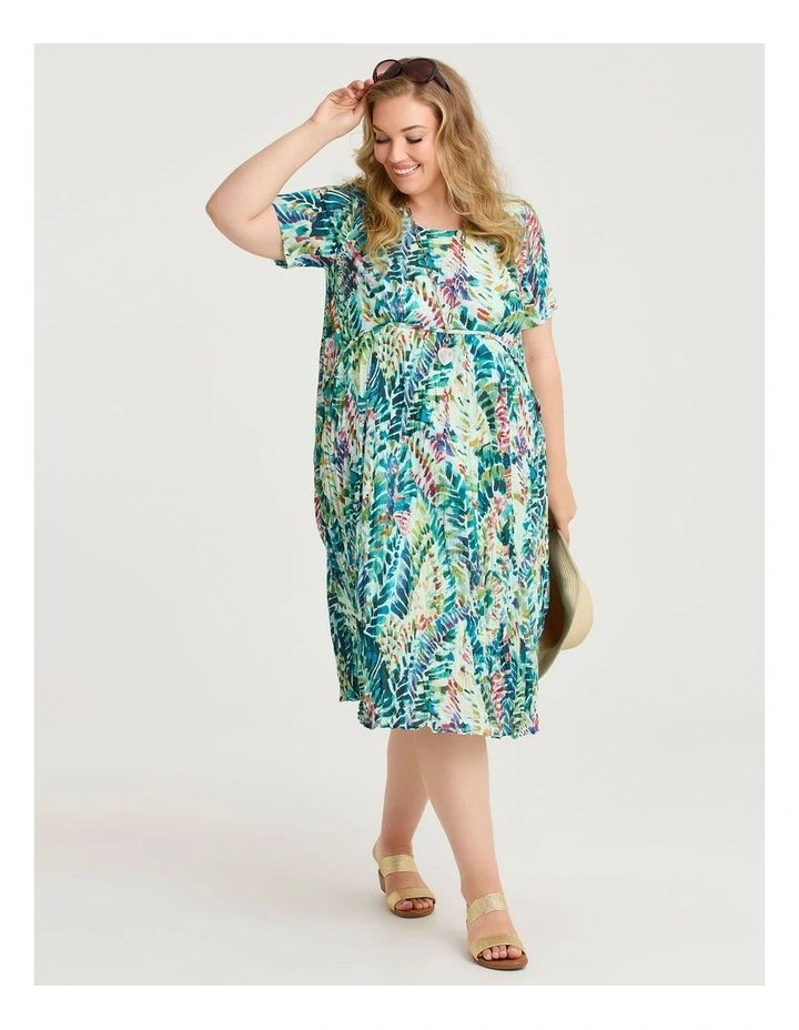 Cotton Gauze Favourite Dress Fern Garden image 4