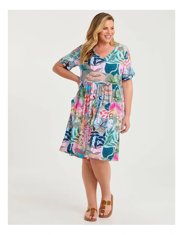 Joan Blond Holiday Pocket Dress Floral Fiesta image 1