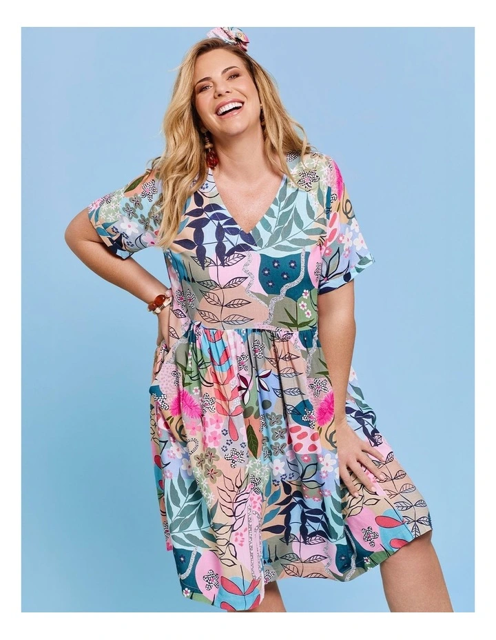 Joan Blond Holiday Pocket Dress Floral Fiesta image 4
