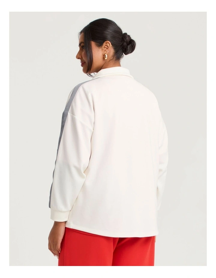 Luxe Touch Tape Detail Jacket Nougat image 2