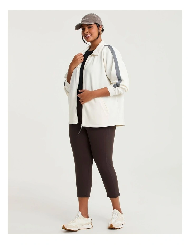 Luxe Touch Tape Detail Jacket Nougat image 4