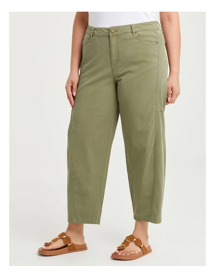 Barrel Leg Seam Front Jean image 3