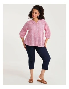 The Best Friend Capri Jegging Indigo