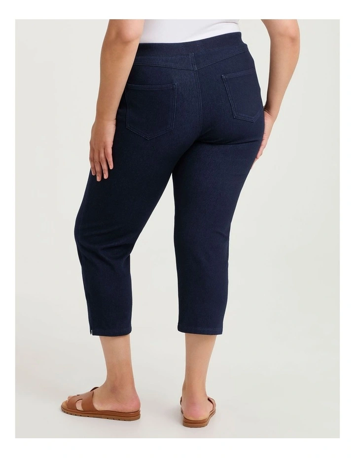 The Best Friend Capri Jegging Indigo image 2