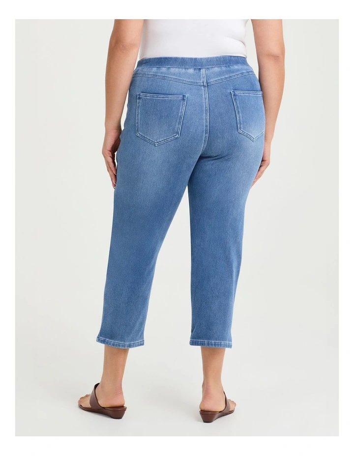 The Best Friend Capri Jegging Mid Blue image 2