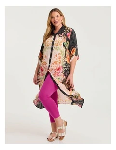 Bamboo Breezy 7/8 Legging Diva Pink