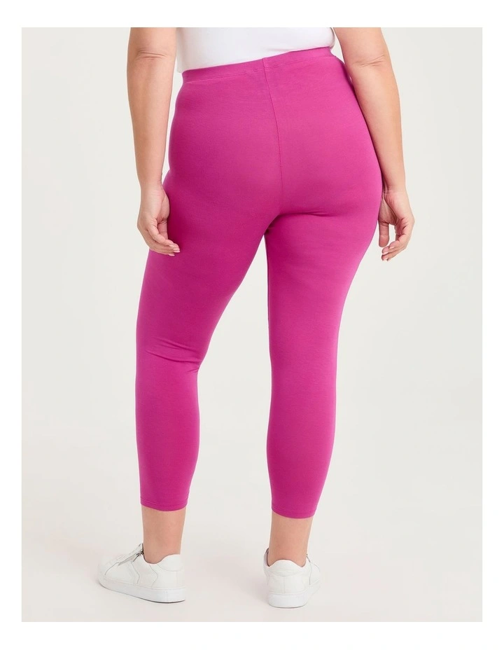 Bamboo Breezy 7/8 Legging Diva Pink image 2