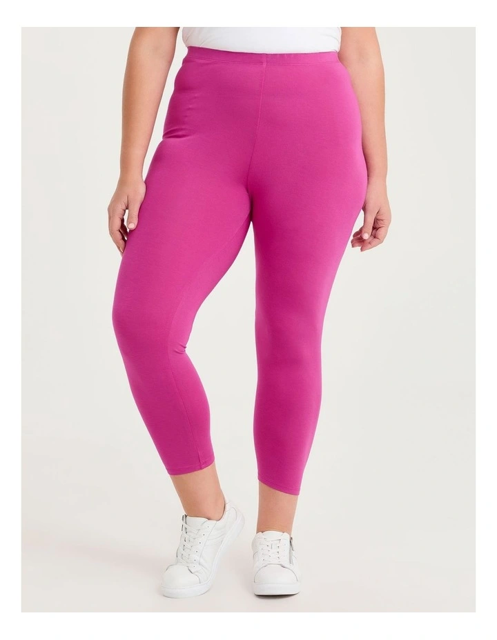 Bamboo Breezy 7/8 Legging Diva Pink image 3