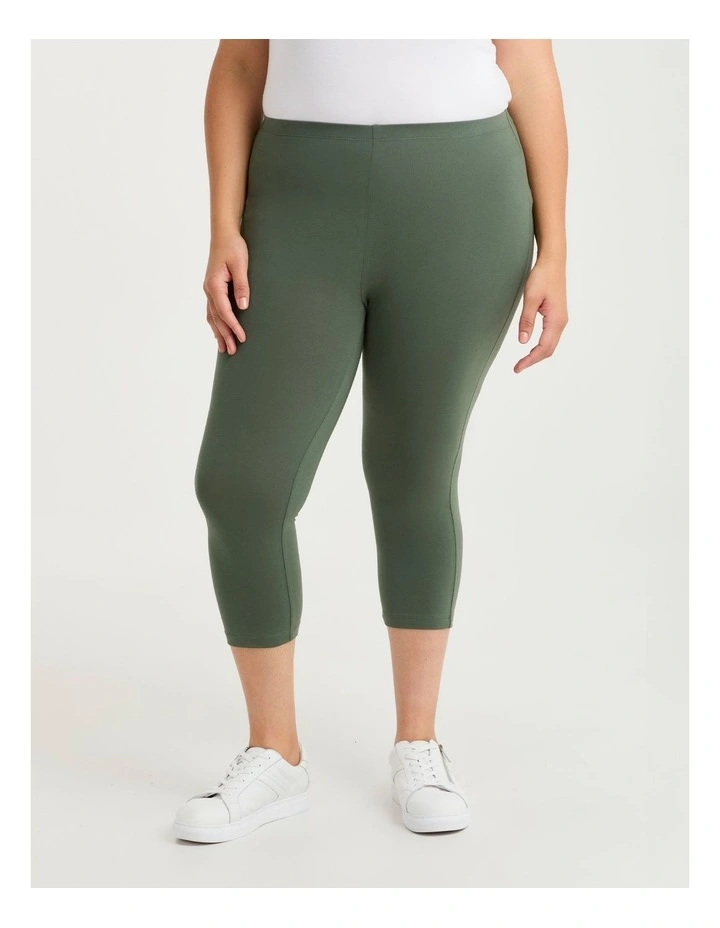 Good Earth Australian Cotton Crop Legging image 3