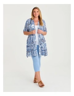 Australian Cotton Crop Legging Powder Blue