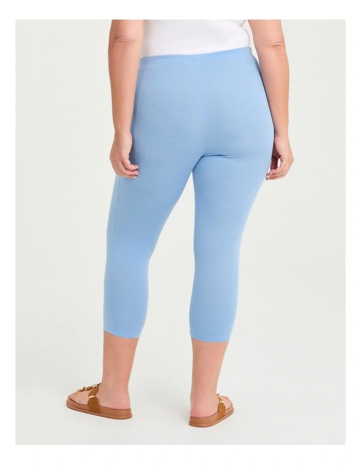 Australian Cotton Crop Legging Powder Blue image 2