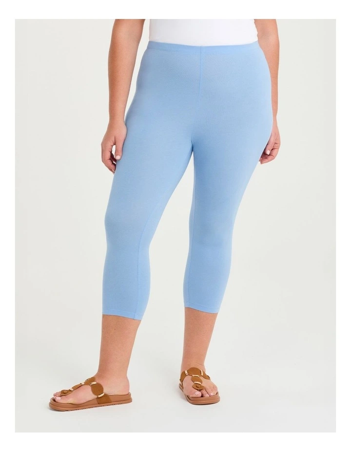 Australian Cotton Crop Legging Powder Blue image 3