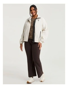 Cloud Touch Flare Legging Chocolate