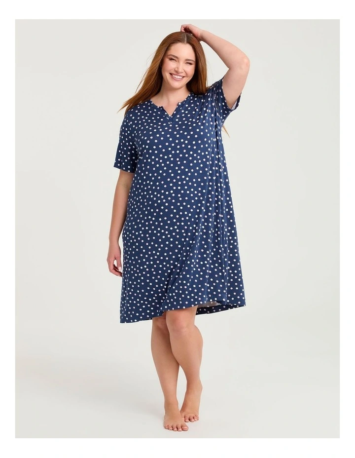 Bamboo Spot Sprinkle Nightie Print image 1
