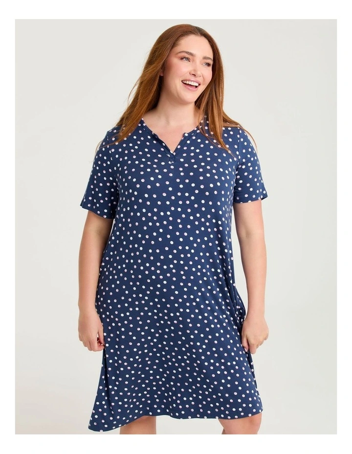 Bamboo Spot Sprinkle Nightie Print image 3