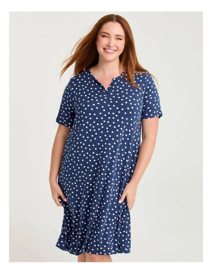 Bamboo Spot Sprinkle Nightie Print image 4