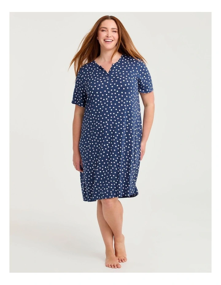 Bamboo Spot Sprinkle Nightie Print image 5
