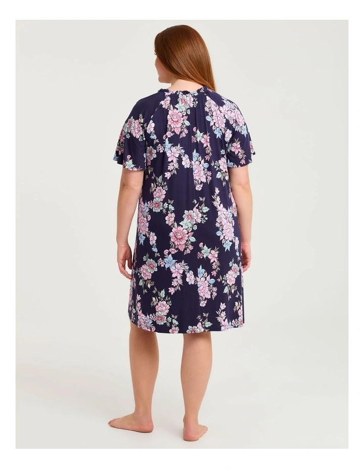 Bamboo Soft Bloom Nightie Print image 2