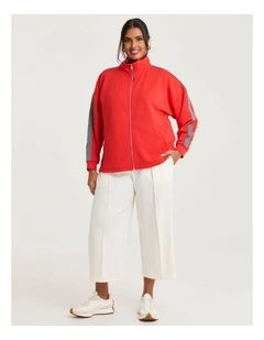 Luxe Touch Crop Trackpant Nougat
