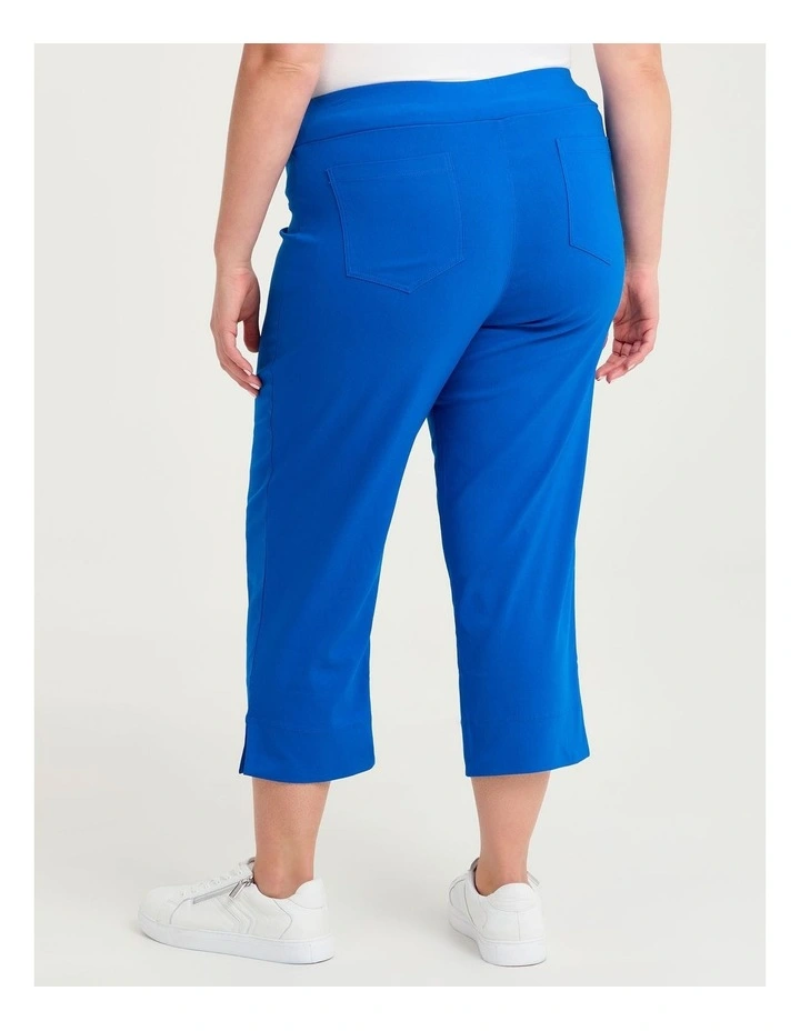 Expose Split Hem Crop Pant Cobalt image 2