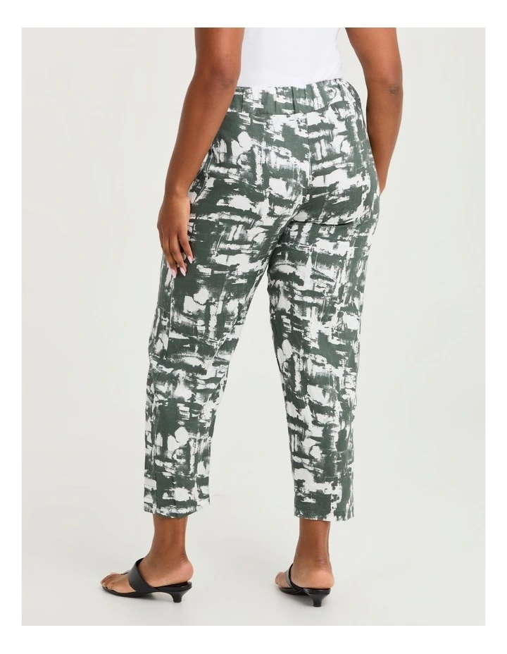 Linen Blend Drift Lantern Pant Print image 2