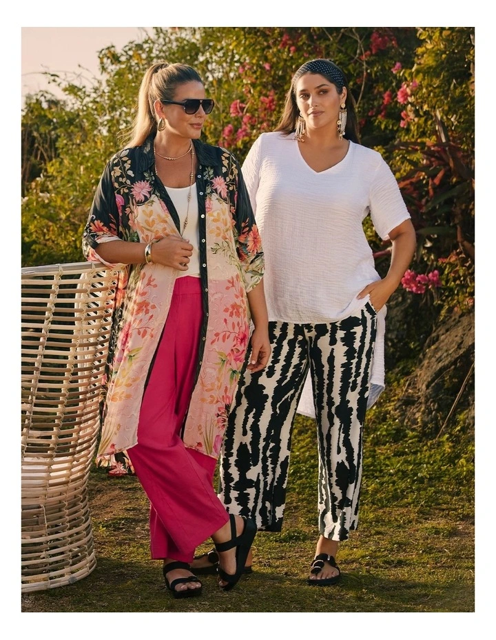 Natural Skylar Abstract Pant Print image 5