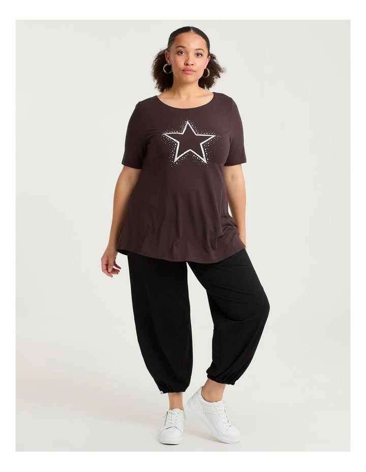 Natural Carla Balloon Pant Black image 4