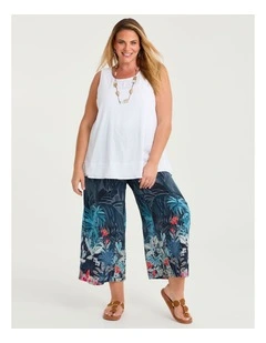 Natural Poolside Pant Print