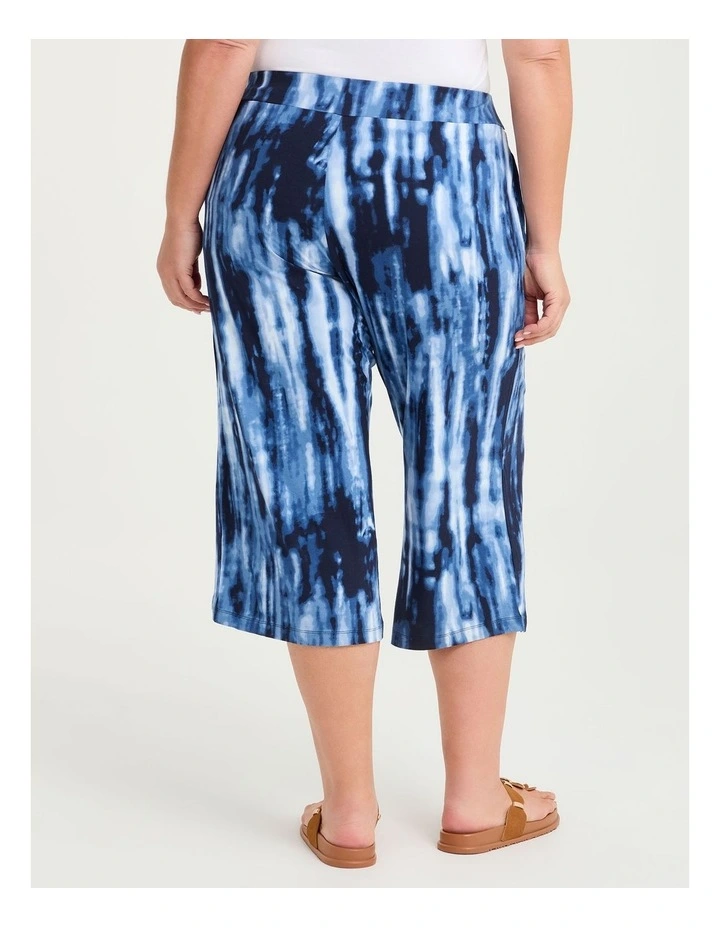 Bamboo Jada Cullote Crop Pant Print image 2