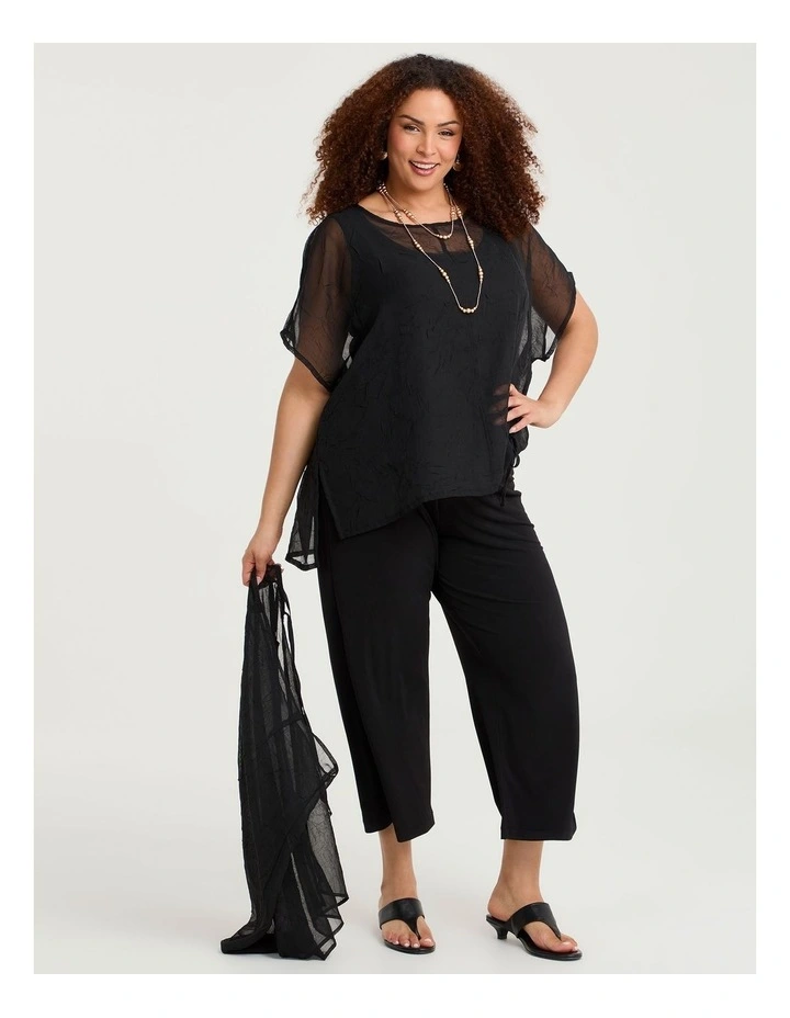 Rue Overlay Skant Pant Black image 4