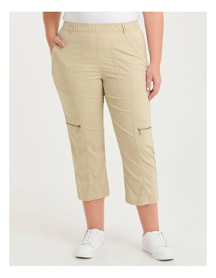 Castaway Cargo 3/4 Pocket Pant Beige image 3