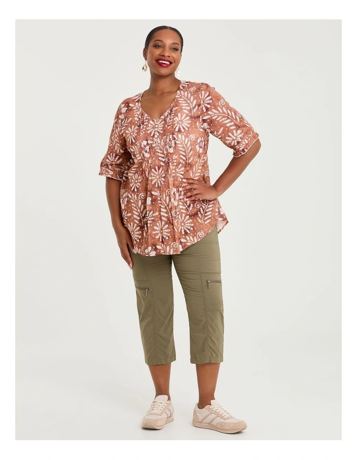 Castaway Cargo 3/4 Pocket Pant Elm Green image 1