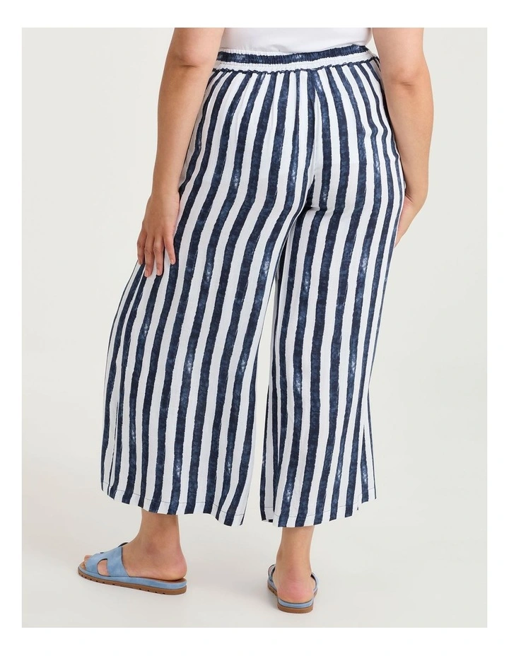 Nautical Stripe Wide Leg Pant Print image 2