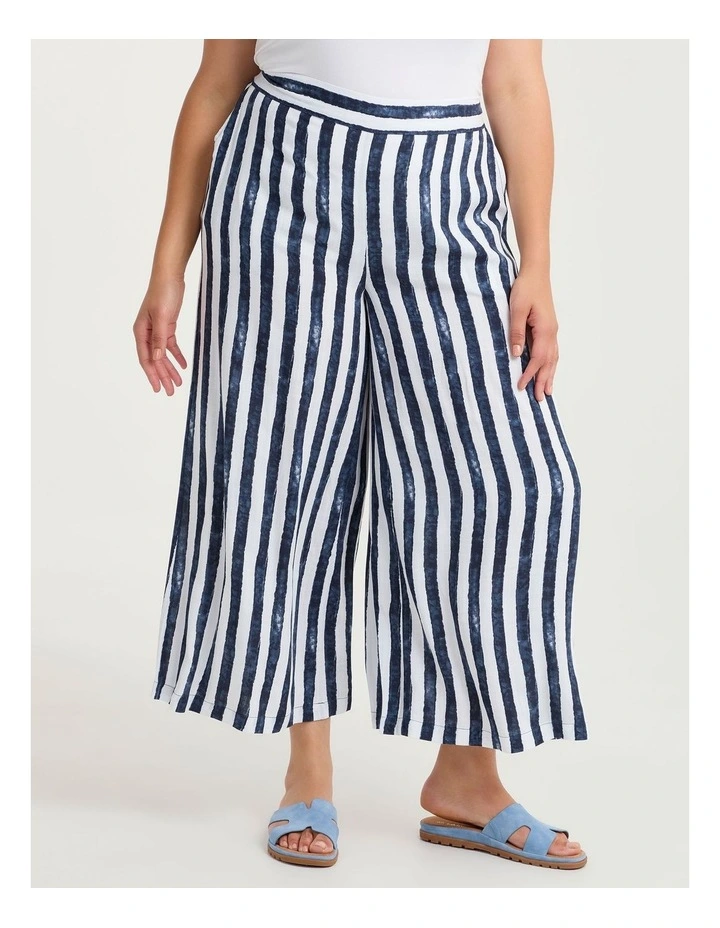 Nautical Stripe Wide Leg Pant Print image 3