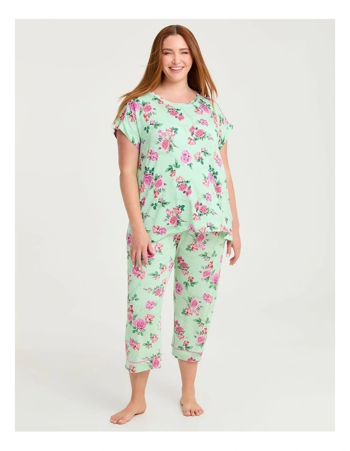 Bamboo Paris Dream Pyjama 3/4 Pant Print image 1