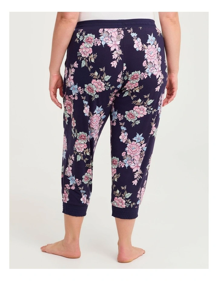 Bamboo Soft Bloom Pyjama 3/4 Pant Print image 2