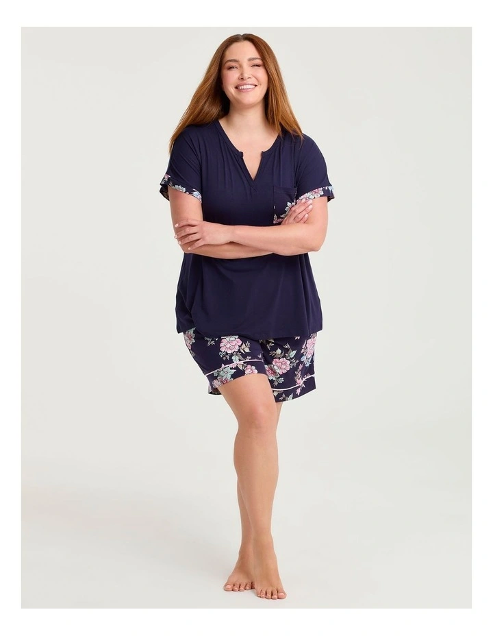 Bamboo Soft Bloom Pyjama Short Print image 4