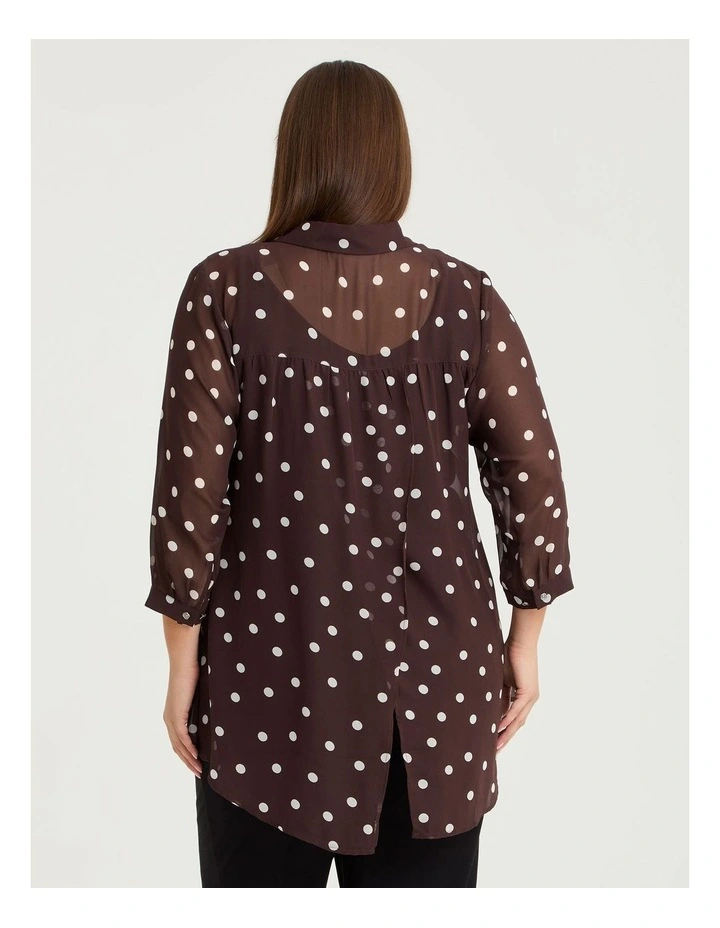 Chiffon Polka Dot Shirt image 2