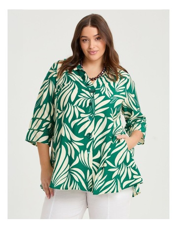 GREEN LEAF PRINT colour