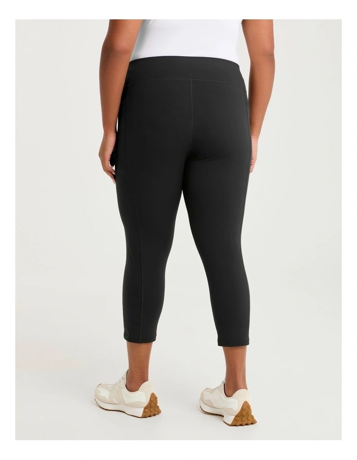 Cloud Touch Capri Legging Black image 2