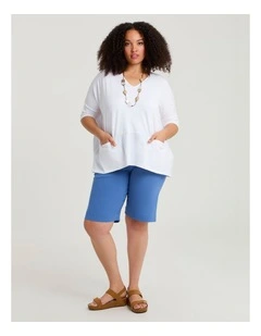 Expose Short Chambray Blue